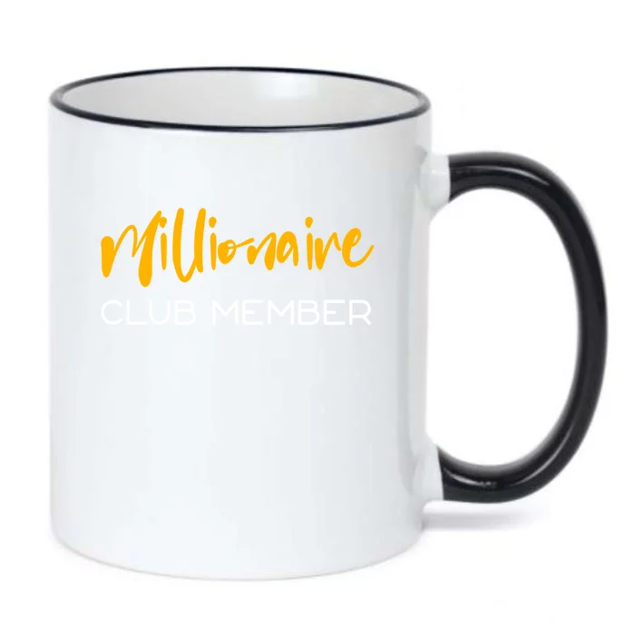 Millionaire Club Member Gift Black Color Changing Mug