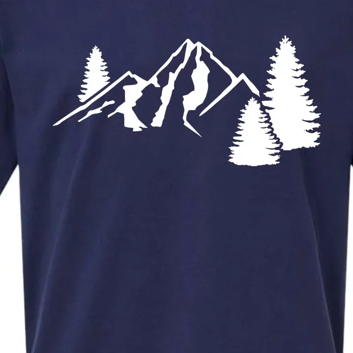 Mountains Camping Sueded Cloud Jersey T-Shirt