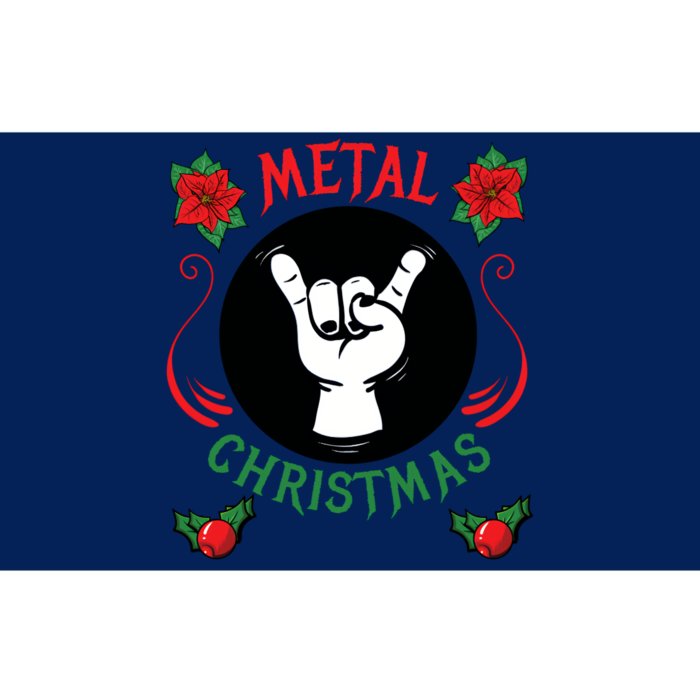 Metal Christmas Bumper Sticker