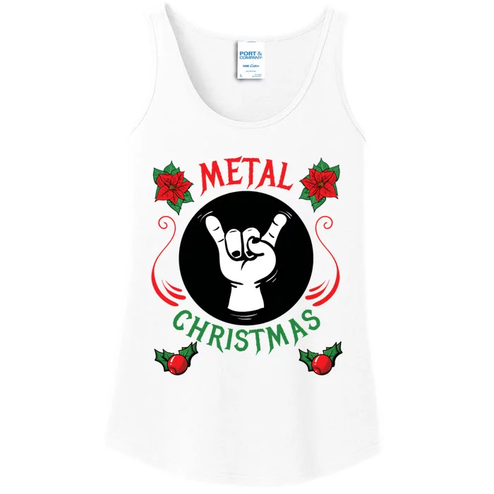 Metal Christmas Ladies Essential Tank