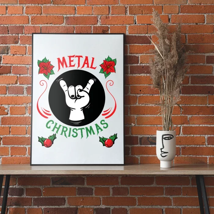 Metal Christmas Poster