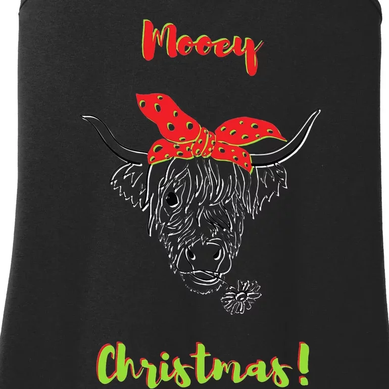 Mooey Christmas Ladies Essential Tank