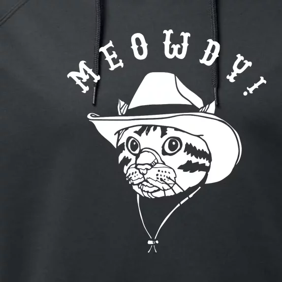 Meowdy Cat Performance Fleece Hoodie