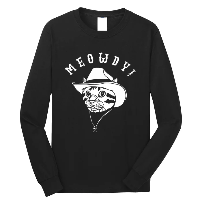 Meowdy Cat Long Sleeve Shirt