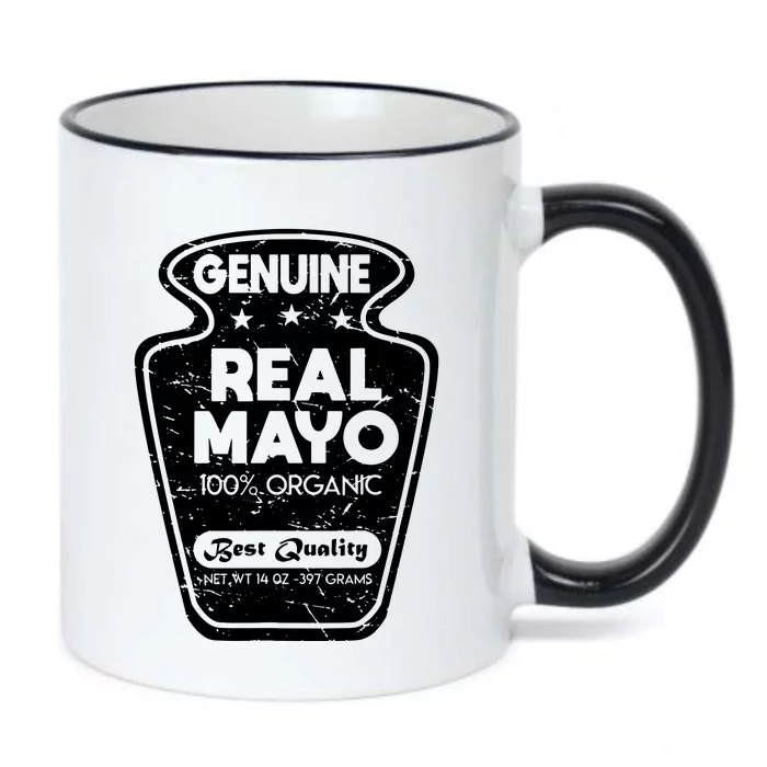 Mayonnaise Costume Black Color Changing Mug