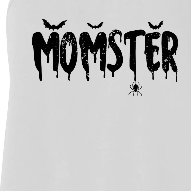 Momster Couple Matching Family Mom Dad Halloween Party Women's Racerback Tank