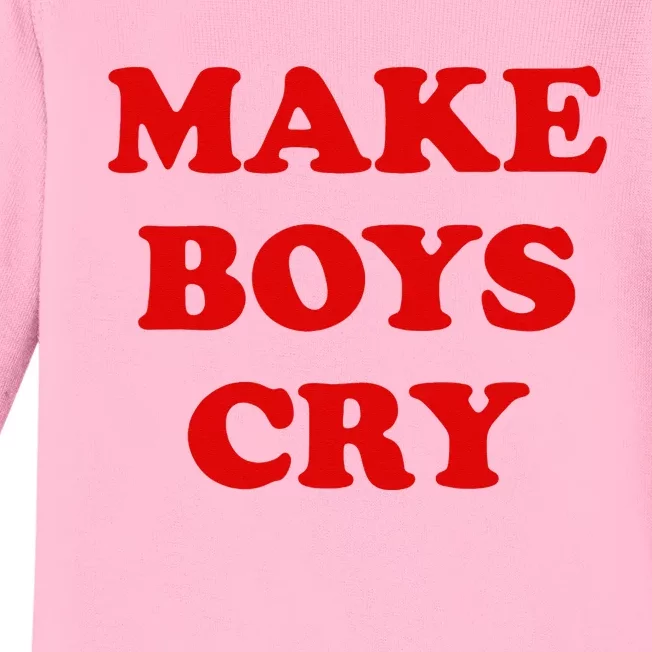 Make Cry Baby Long Sleeve Bodysuit