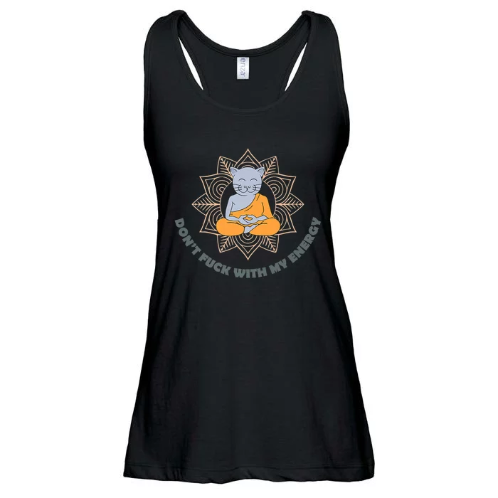 Meditating Cat Ladies Essential Flowy Tank