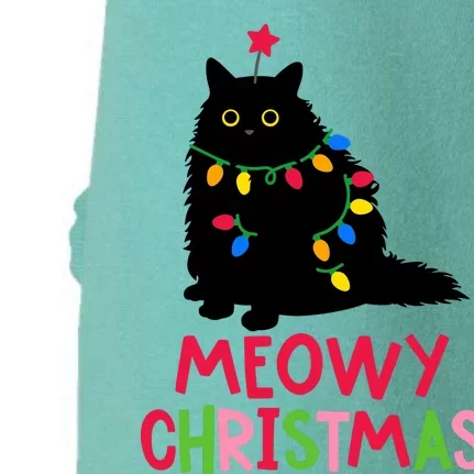 Meowy Christmas Doggie 3-End Fleece Hoodie