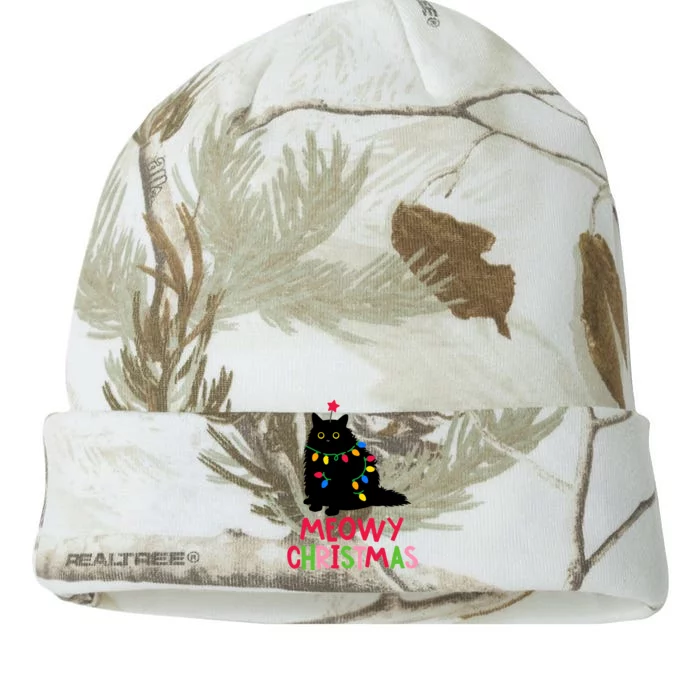 Meowy Christmas Kati - 12in Camo Beanie