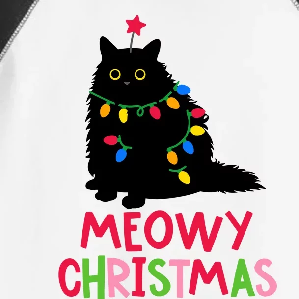 Meowy Christmas Toddler Fine Jersey T-Shirt