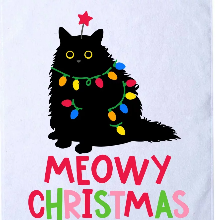 Meowy Christmas Platinum Collection Golf Towel