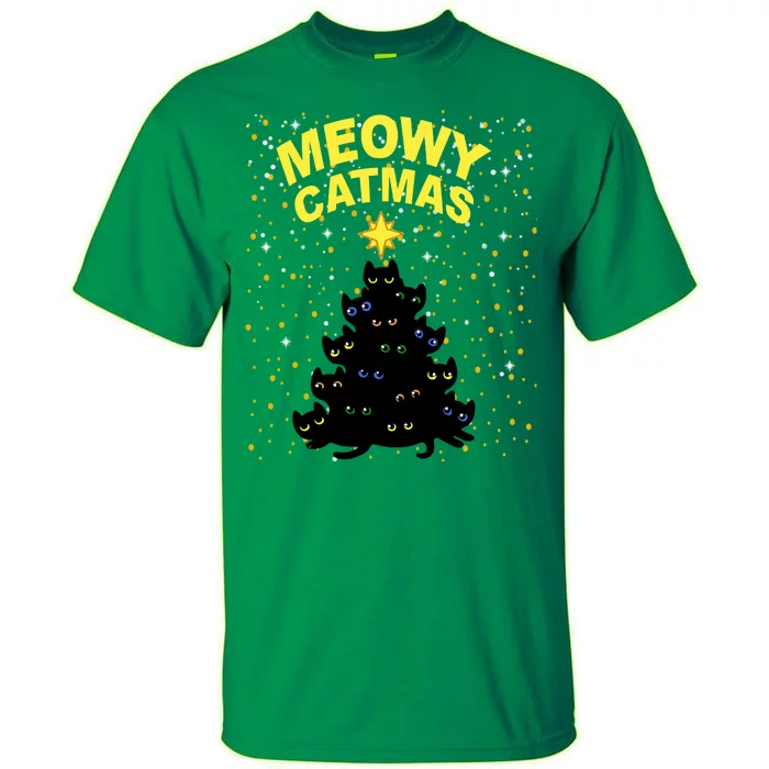 Meowy Christmas Tall T-Shirt