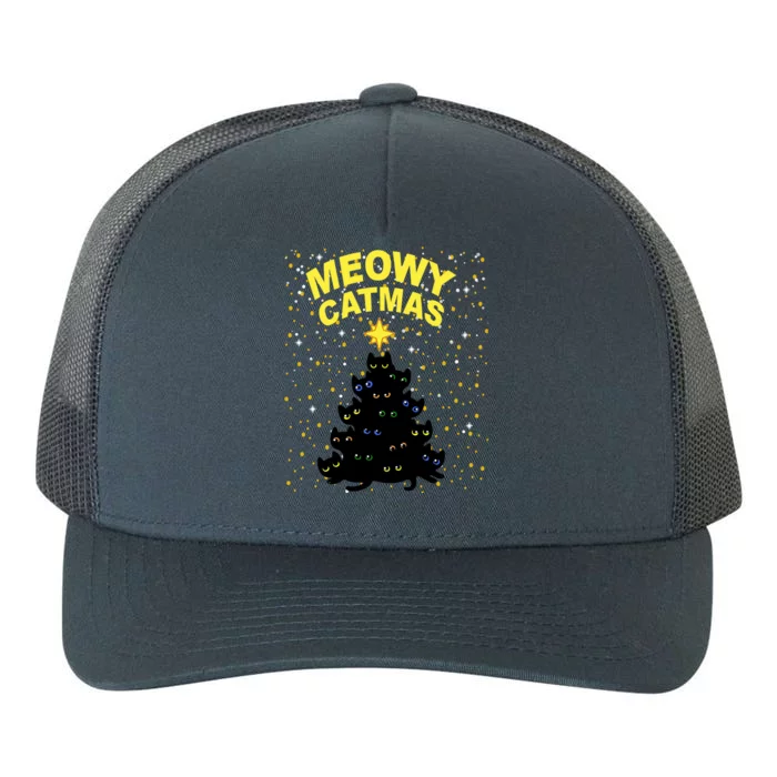 Meowy Christmas Yupoong Adult 5-Panel Trucker Hat