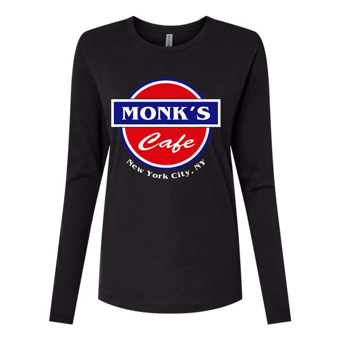 MonkS Cafe Womens Cotton Relaxed Long Sleeve T-Shirt