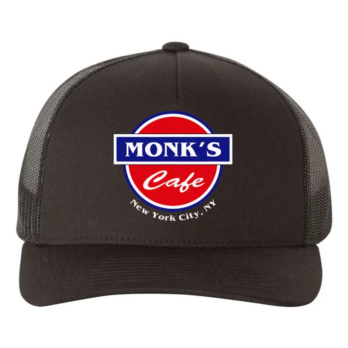 MonkS Cafe Yupoong Adult 5-Panel Trucker Hat