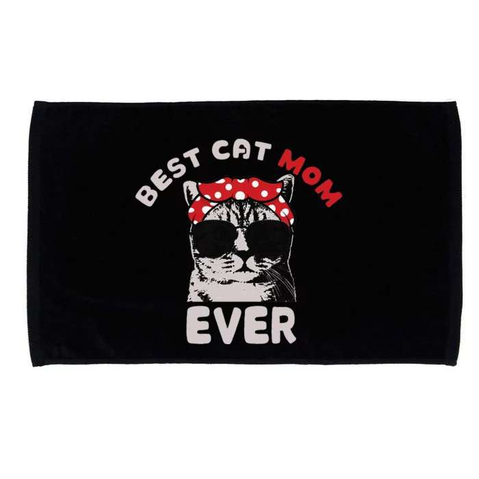 Meow Cat Meow Kitty Funny Cats Mom And Cat Dad Microfiber Hand Towel