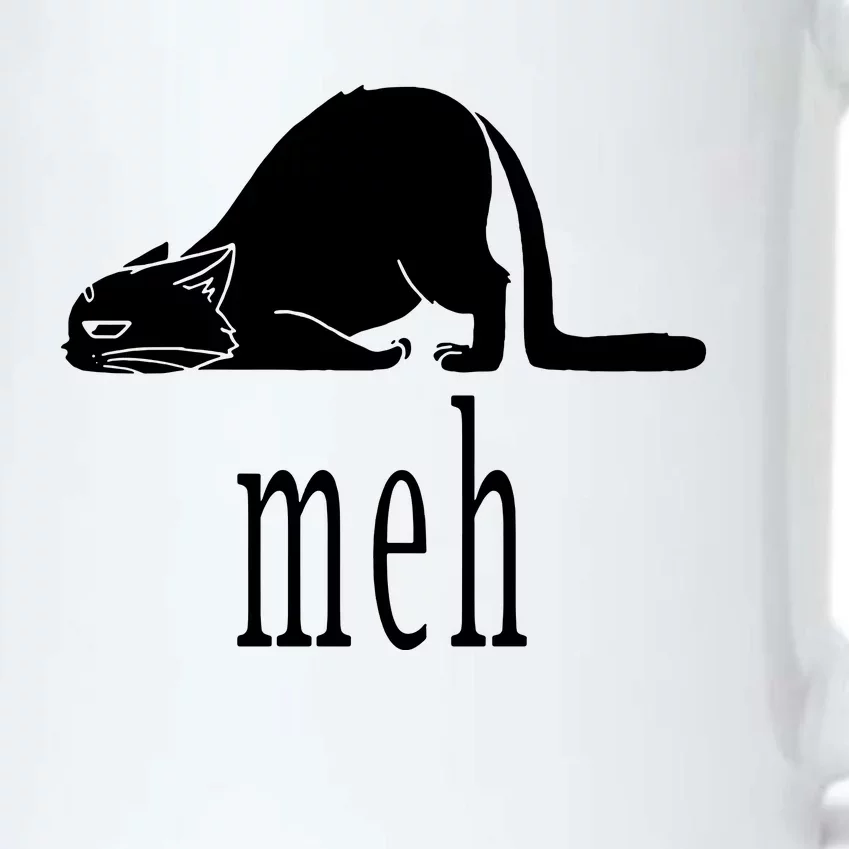 Meh Cat Black Color Changing Mug