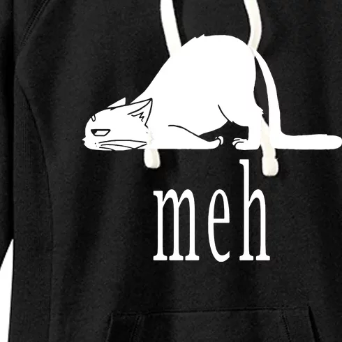 Meh Cat Women's Fleece Hoodie