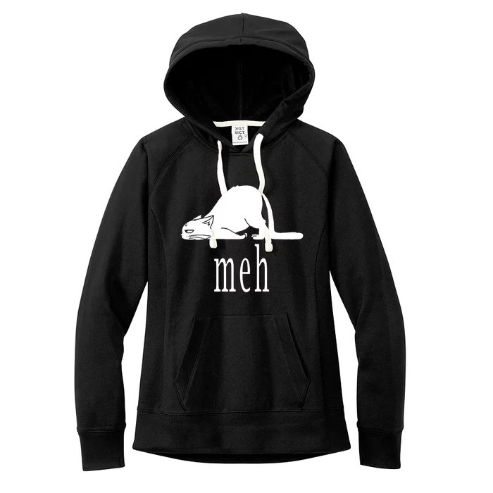 Meh Cat Women's Fleece Hoodie