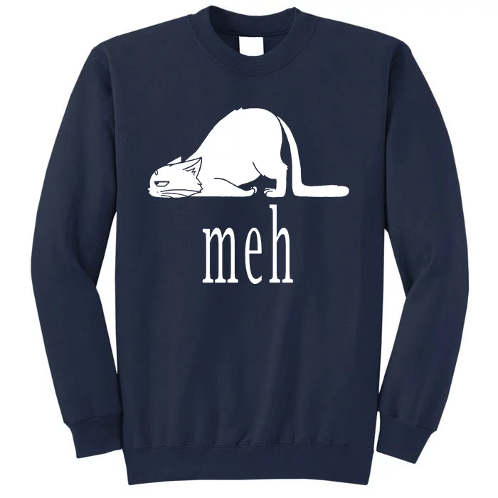 Meh Cat Tall Sweatshirt