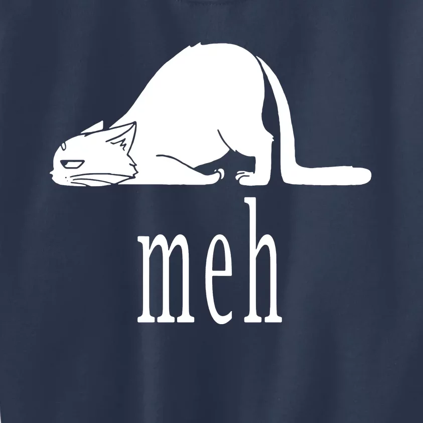 Meh Cat Kids Sweatshirt