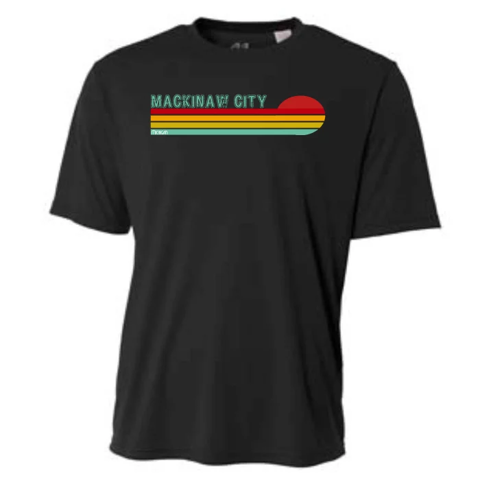 Mackinaw City Michigan Cooling Performance Crew T-Shirt