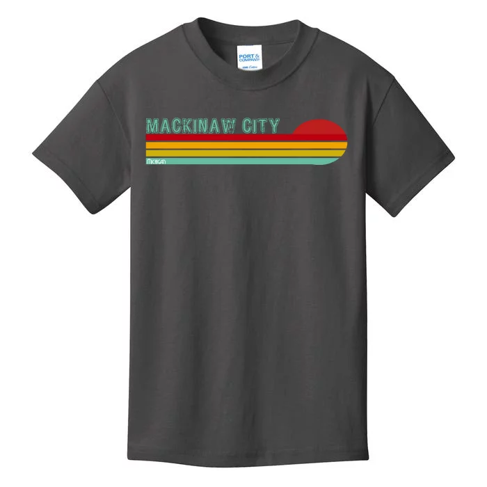 Mackinaw City Michigan Kids T-Shirt