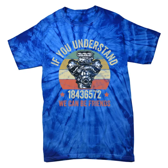 Mechanic Car Mechanic 18436572 V8 Mechanical Engineer Gift Tie-Dye T-Shirt