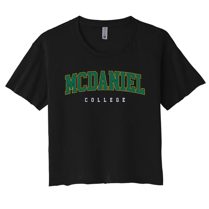 Mcdaniel College Women's Crop Top Tee