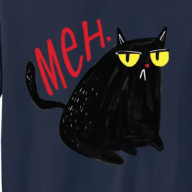 Meh Cat Tall Sweatshirt