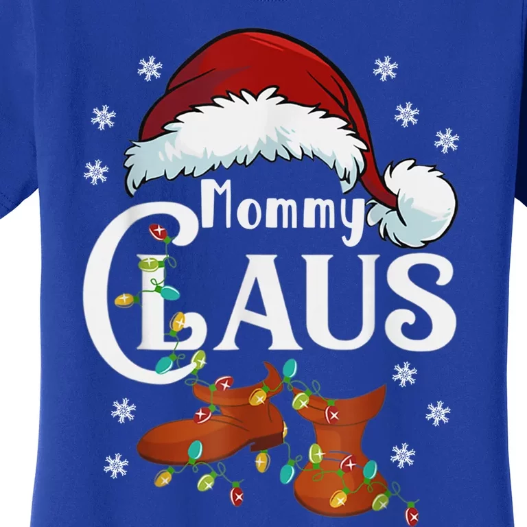 Mommy Claus Matching Family Christmas Pajamas Xmas Santa Co Gift Women's T-Shirt