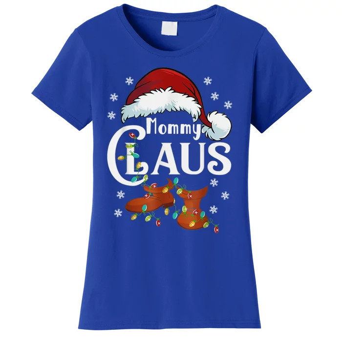 Mommy Claus Matching Family Christmas Pajamas Xmas Santa Co Gift Women's T-Shirt