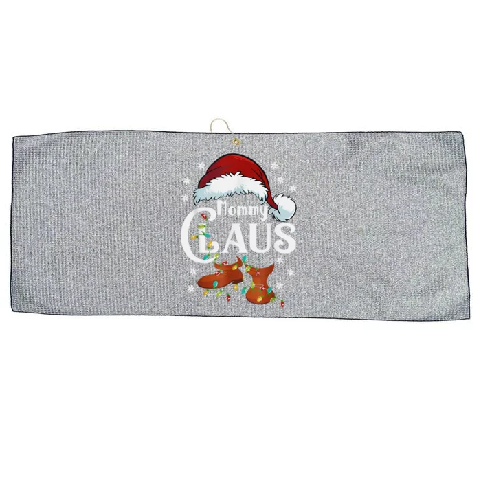 Mommy Claus Matching Family Christmas Pajamas Xmas Santa Co Gift Large Microfiber Waffle Golf Towel