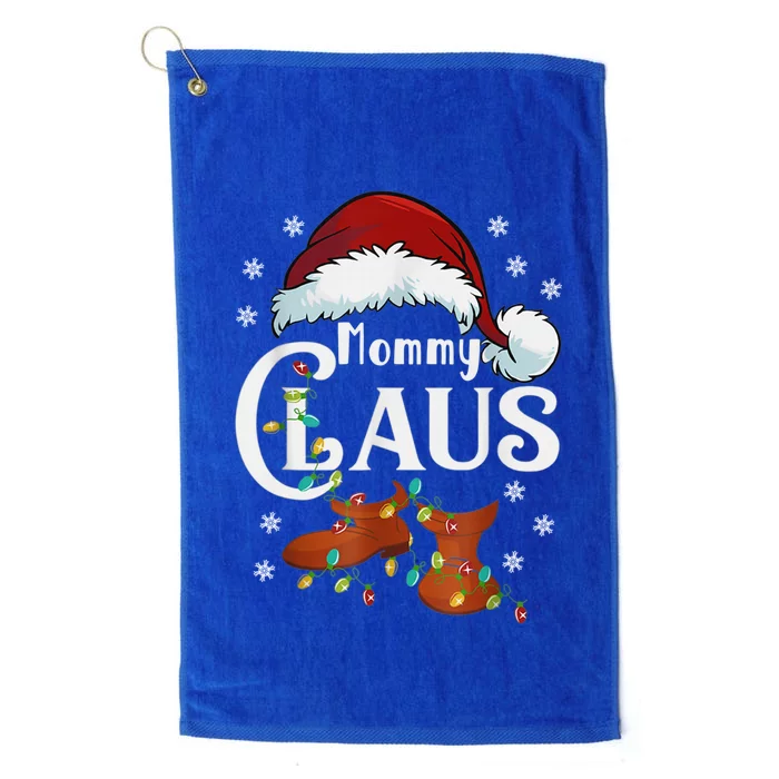 Mommy Claus Matching Family Christmas Pajamas Xmas Santa Co Gift Platinum Collection Golf Towel