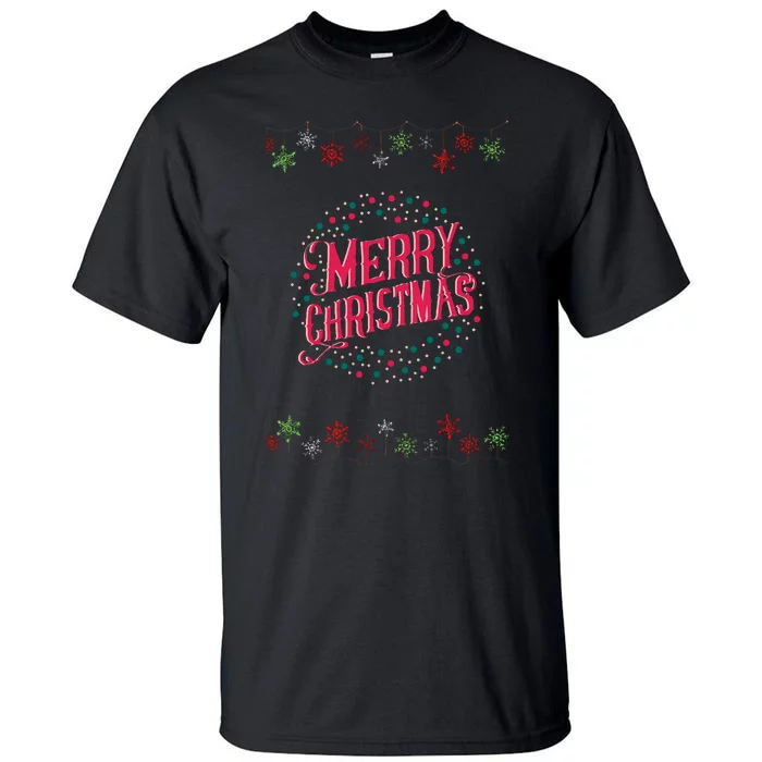 Merry Christmas Tall T-Shirt