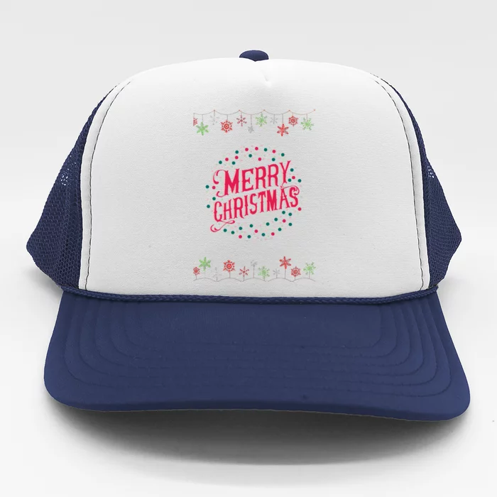 Merry Christmas Trucker Hat