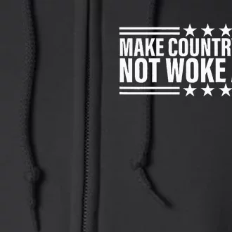 Make Country Music Not Woke Again Full Zip Hoodie