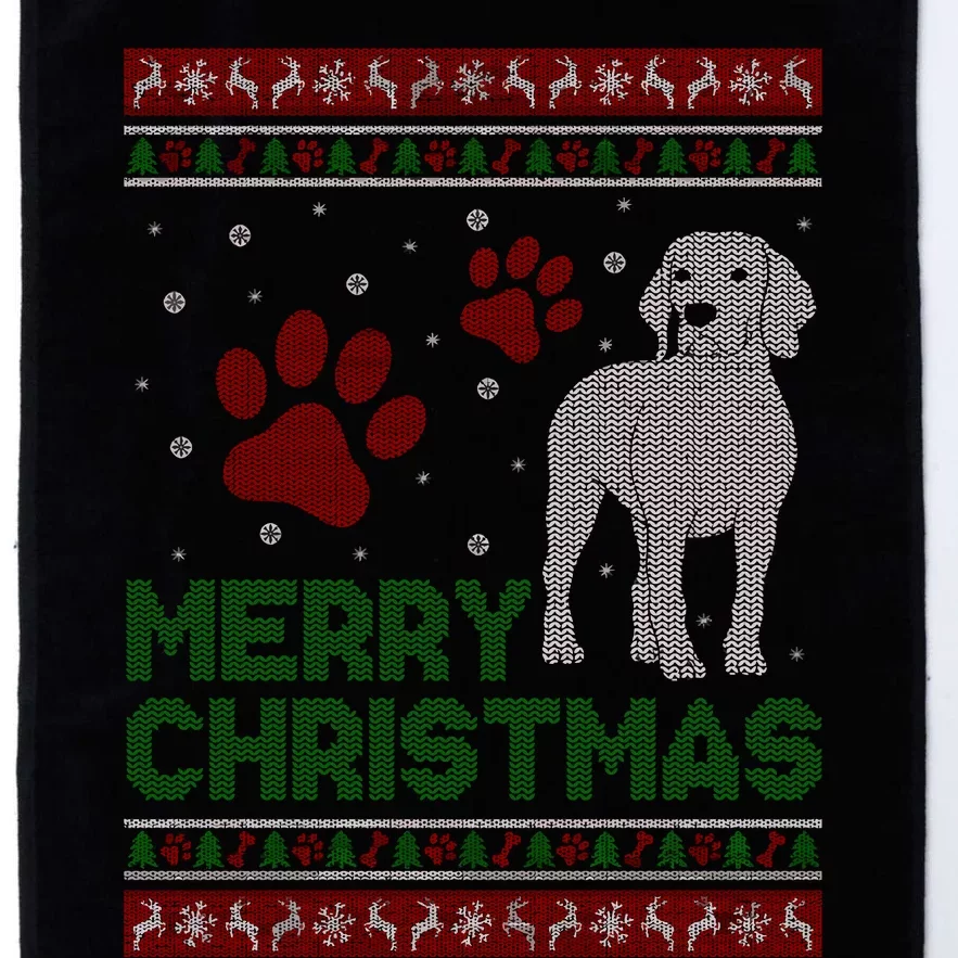 Merry Christmas Platinum Collection Golf Towel