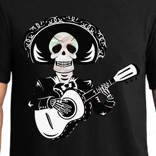 Mexican Charro Mariachi Halloween Dia De Muertos Pajama Set