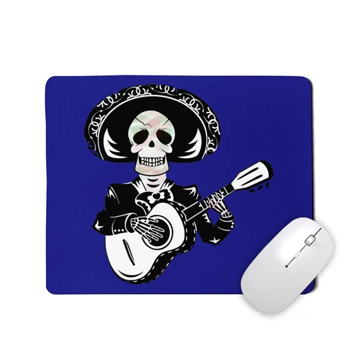 Mexican Charro Mariachi Halloween Dia De Muertos Mousepad