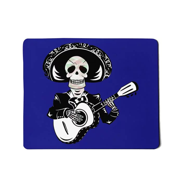 Mexican Charro Mariachi Halloween Dia De Muertos Mousepad