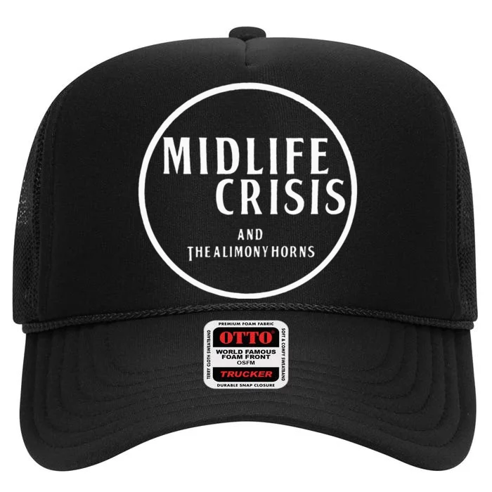 Midlife Crisis High Crown Mesh Trucker Hat