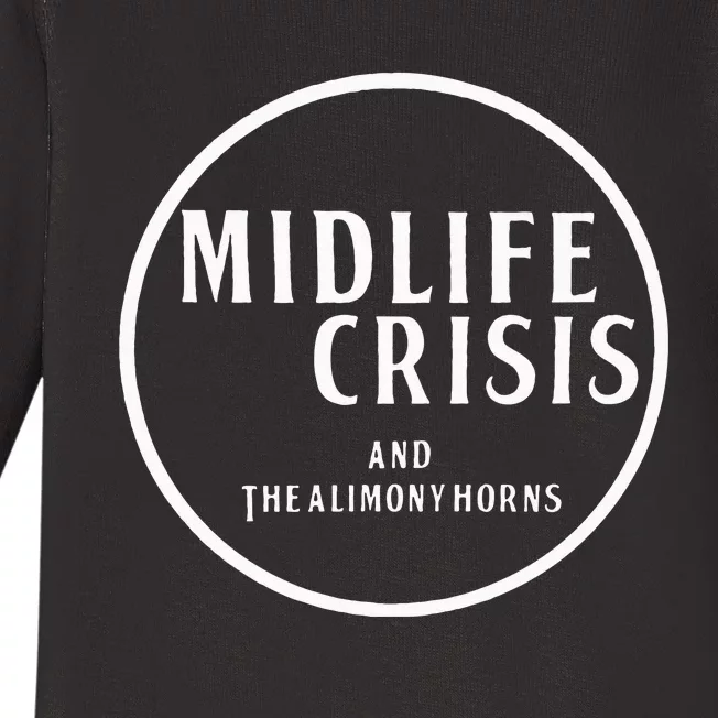 Midlife Crisis Baby Long Sleeve Bodysuit