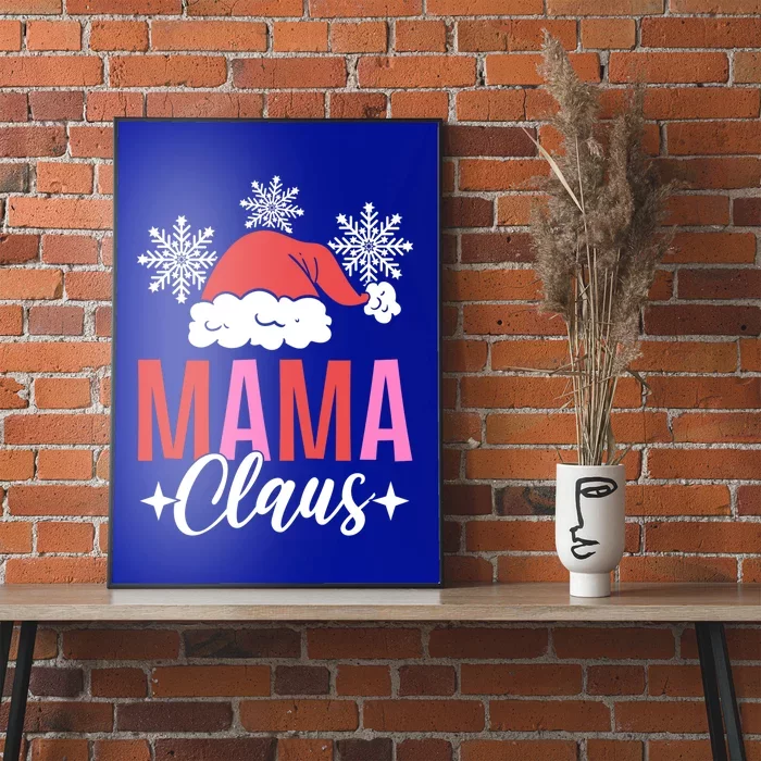 Mama Claus Mall Santa Gift Poster