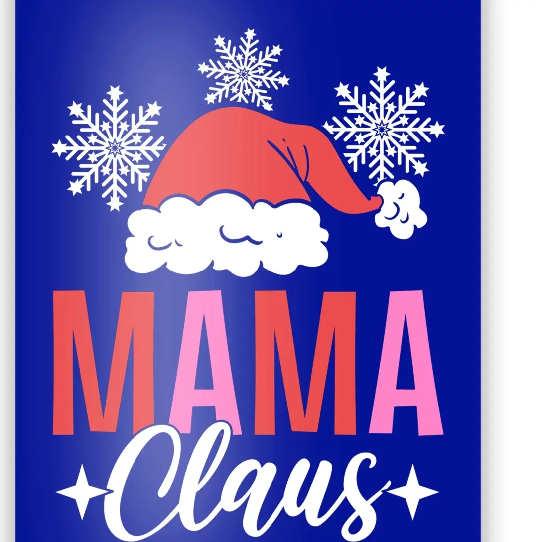 Mama Claus Mall Santa Gift Poster