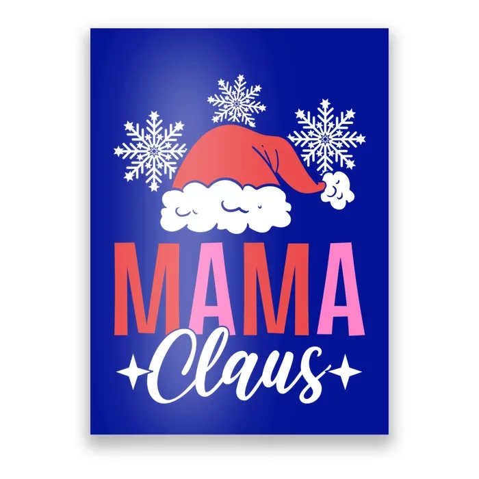 Mama Claus Mall Santa Gift Poster