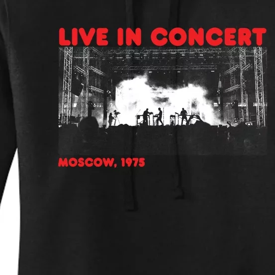 Music Concert Moscow 1975 Women's Pullover Hoodie