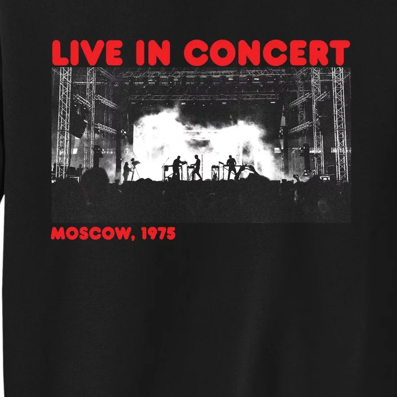 Music Concert Moscow 1975 Tall Sweatshirt