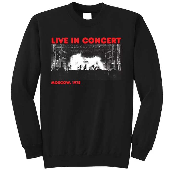 Music Concert Moscow 1975 Tall Sweatshirt